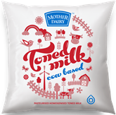 Mother dairy toned milk